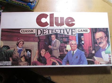 1986 Parker Brothers Clue Classic Detective Board Game Complete Free USA Shipping - Etsy