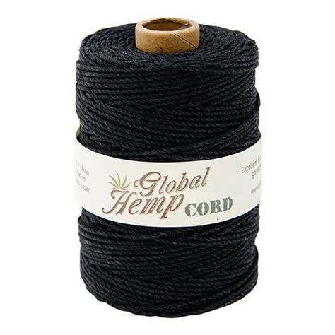 Global Hemp Black Hemp Cord