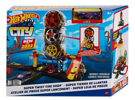 Hot Wheels City Pista De Juguete S Per Tienda De Llantas Para Ni Os De A Os En Adelante