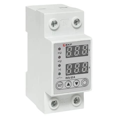 Реле напряжения и тока с дисп. RVb 63A EKF купить за 3171 руб. в ...