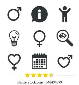 Male Female Sex Icons Man Woman Stock Vector Royalty Free Shutterstock