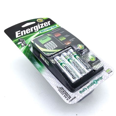 Energizer Recharge Base Maxi Pro Includes X Aa Rechargeable Batteries