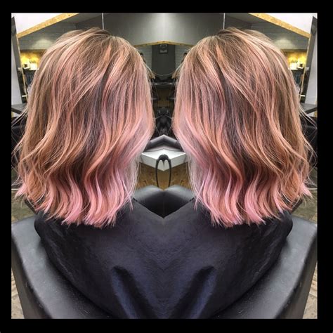 Pastel Baby Pink Balayage Creative Director Salons Pastel Long Hair