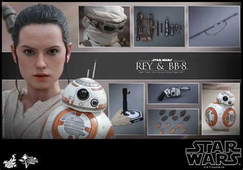 Action Figure Insider Star Wars TFA 1 6th Scale Rey BB 8 Collectible Set From Hot Toys