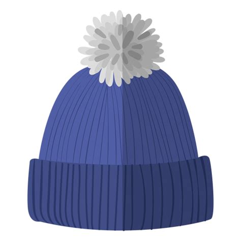 Winter Beanie Hat Illustration Transparent PNG SVG Vector File