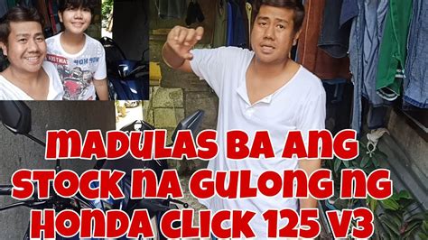 Madulas Ba Ang Stock Na Gulong Ng The All New Honda Click Version