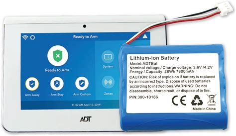 Amazon Battery Replacement For ADT Command Smart Security Panel