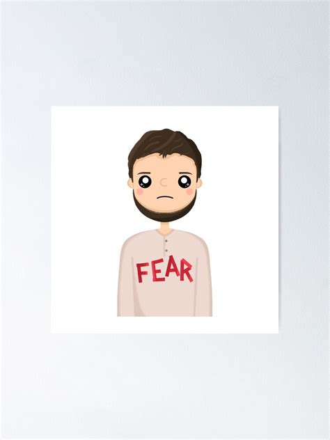 "The Office Mose Schrute FEAR" Poster for Sale by cutermelon | Redbubble