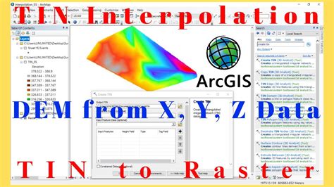 How To Create Dem Digital Elevation Model From Xyz Data Using Arcgis