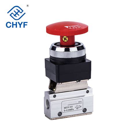 Mov Series Air Control Valve Pneumatic Stroke Switch Button Pneumatic