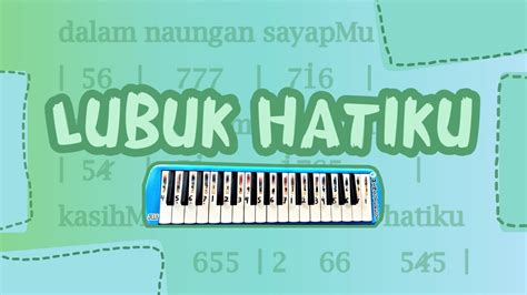 Lubuk Hatiku Pianika Melodica Tutorial Lagu Rohani Youtube