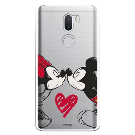 Funda Para Xiaomi Mi 5s Plus Oficial De Disney Mickey Y Minnie Beso