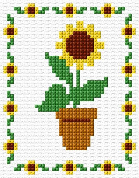 Sunflower Cross Stitch Designs