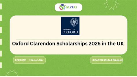 Oxford Clarendon Scholarships 2025 In The UK MYEO Myanmar Youth