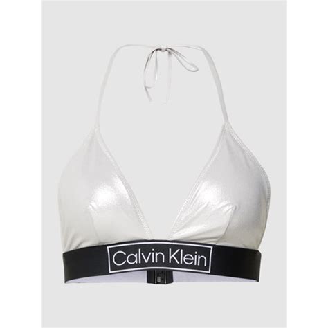 Top Bikini Z Efektem B Yszcz Cym Calvin Klein Underwear Peek Cloppenburg