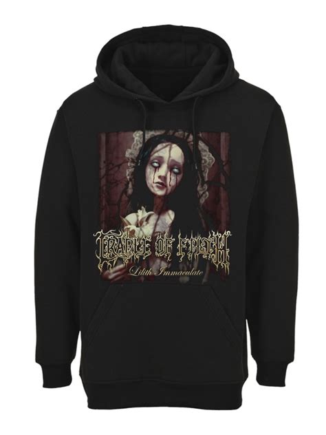 Cradle Of Filth Lilith Immaculate Poleron Canguro Negro Hombre