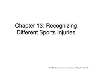 PPT - Assessment & Evaluation of Sports Injuries PowerPoint Presentation - ID:1949635