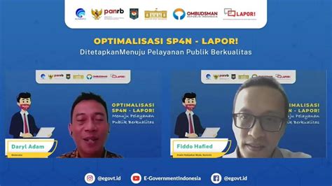 Penggunaan SP4N LAPOR Tingkatkan Pelayanan Publik Berkualitas Ditjen