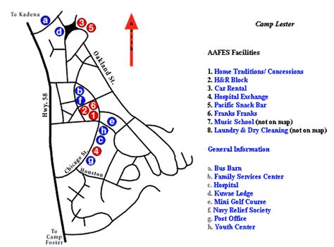 Camp Hansen Building Map