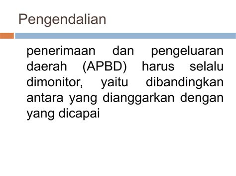 Perencanaan Pembangunan Dan Penganggaran Apbd Ppt Free Download