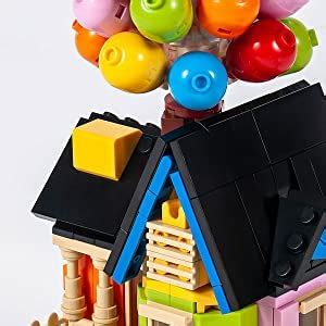 Up Balloon House Building Kit, Flying House Building Block Model Set ...