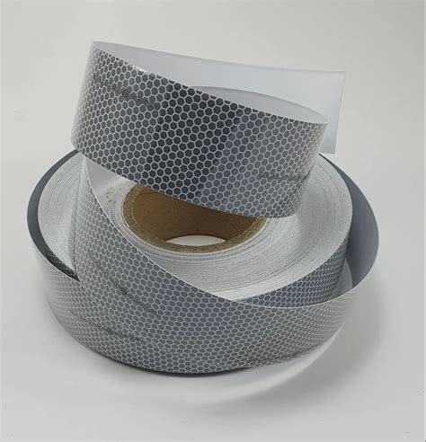 PVC White Solas Retro Reflective Tape For Life Jacket Packaging Type