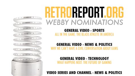 Retro Report Receives Four Webby Award Nominations Retro Report