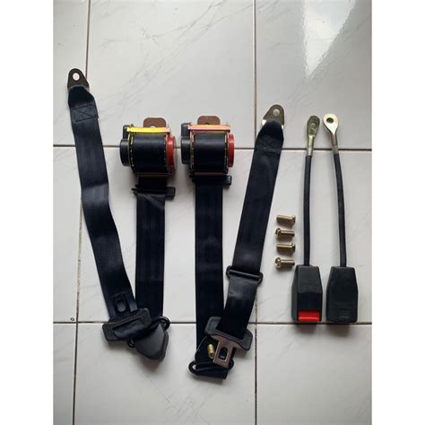 Jual Seatbelt Seat Belt Sabuk Pengaman Mobil Roll Normal Lock Tidak