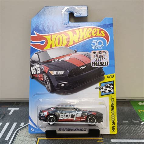 Hot Wheels Ford Mustang Gt Super Treasure Hunt Factory Sealed Hobbies Toys Toys Games