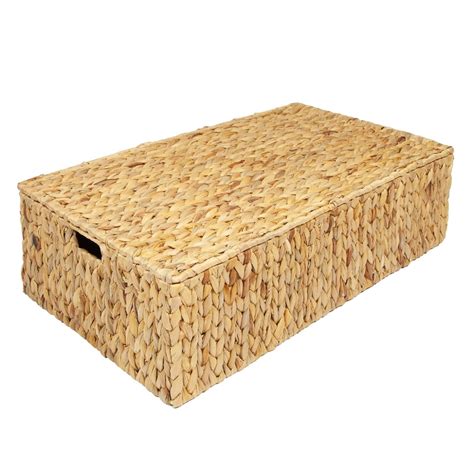 Water Hyacinth Under Bed Storage Box Trunk Chest Basket Large Etsy