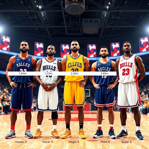 Taille moyenne NBA : chiffres, évolutions et comparaisons