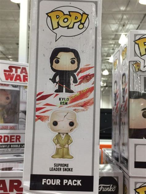 Funko Pop Figures Star Wars The Last Jedi 4 Pack Costco Chaser