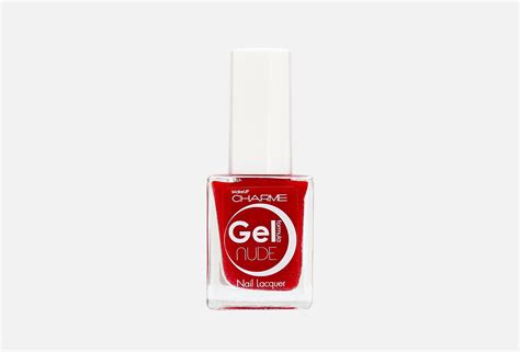 Charme Лак для ногтей Gel Nude Алый мл купить цена в Москве