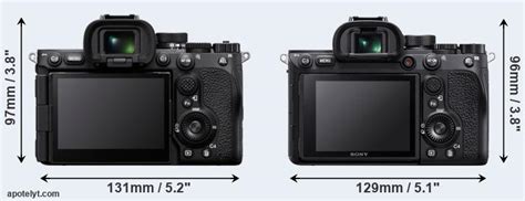 Size Comparson Sony A7rv Vs A7riv Sony Cameras Are Getting Bigger