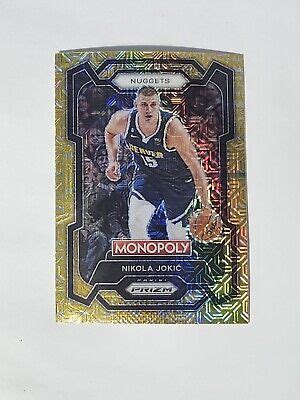 Nikola Jokic Gold Millionaire Shimmer Mojo 500 2023 24 Panini Prizm