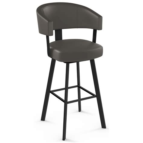 Amisco Nordic Am Customizable Grissom Swivel Bar Stool