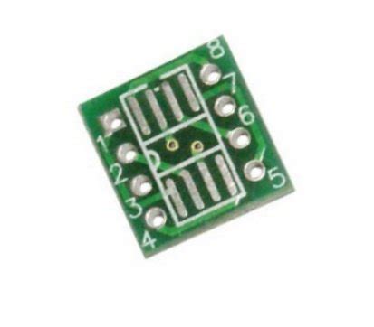 Adapter PCB SO8 - DIP8 - Podstawki - Półprzewodniki