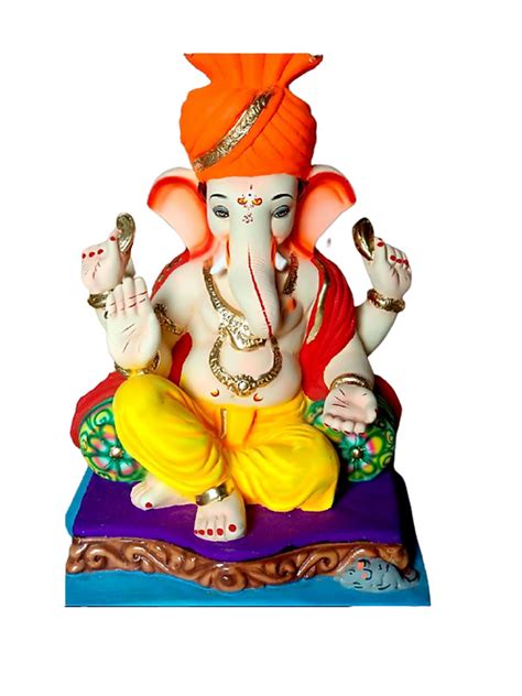 No Double Load Feta Eco Friendly Ganesha Inch Shadu Mitti