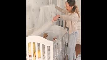 Amazon La Baby Compact Non Folding Wooden Window Crib With Safety