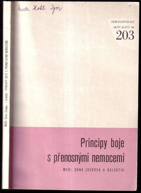 Principy boje s přenosnými nemocemi Dana Zusková 1983 Avicenum