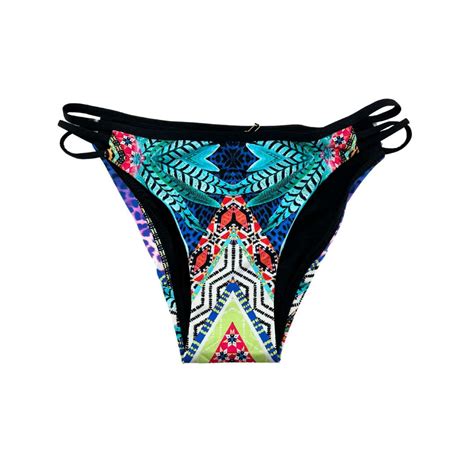 Aqua Blu Womens Multicolour Cross Over Bikini Bottom Various Sizes CanadaWide Liquidations