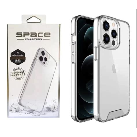 Capa Capinha Space Case Transparente Anti Impacto Para IPhone XR 11 12