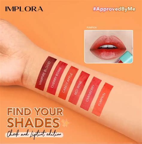 Implora Cheek Lip Tint Model Ice Cream Gr Lazada Indonesia