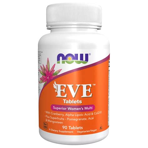Купить мультивитамины для женщин Ева 2 490 руб, EVE Women's Multi, Now ...