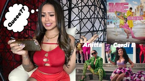 Anitta Me Gusta Feat Cardi B Myke Towers Reaction Youtube