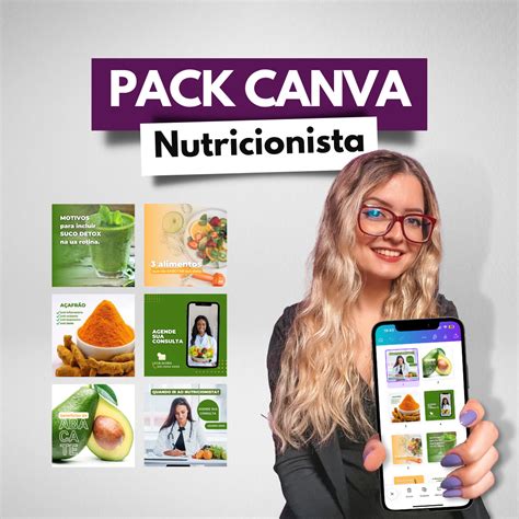 Pack Canva Nutricionista Ingrid Vieira Moreira Hotmart