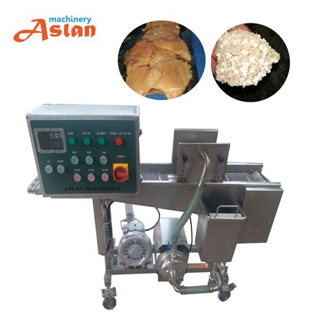 Dipper Thick Starch Batter Coating Machine Chicken Nugget Seafood Meat