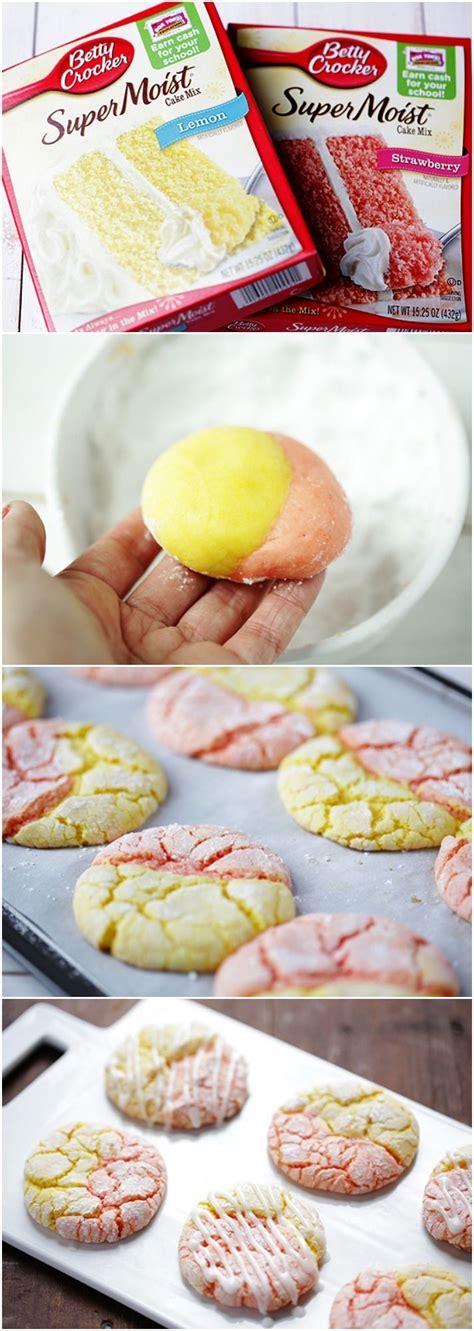 strawberry cake mix cookies betty crocker