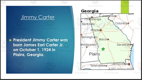 President Jimmy Carter Biography PowerPoint by Teach Simple