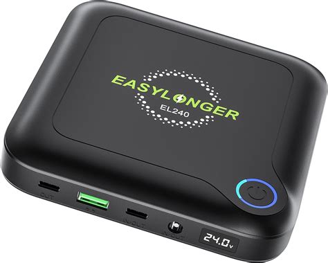 EASYLONGER Laptop Power Bank PD 60W Battery Pack CPAP Battery Backup